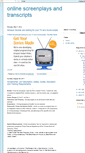 Mobile Screenshot of onlinescreenplays.blogspot.com