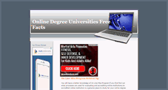 Desktop Screenshot of online-degree-universities.blogspot.com