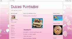 Desktop Screenshot of dulcespuntadas.blogspot.com