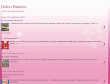 Tablet Screenshot of dulcespuntadas.blogspot.com