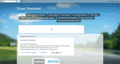 Desktop Screenshot of driverdownload4u.blogspot.com