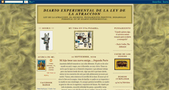 Desktop Screenshot of diarioleydeatraccion.blogspot.com