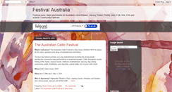 Desktop Screenshot of festivalaustralia.blogspot.com