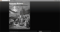Desktop Screenshot of animatematters.blogspot.com