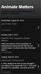 Mobile Screenshot of animatematters.blogspot.com