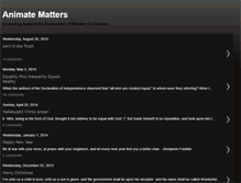 Tablet Screenshot of animatematters.blogspot.com