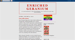 Desktop Screenshot of enrichedgeranium.blogspot.com