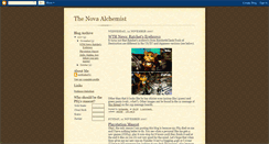 Desktop Screenshot of novaalchemist.blogspot.com