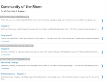 Tablet Screenshot of communityoftherisen.blogspot.com