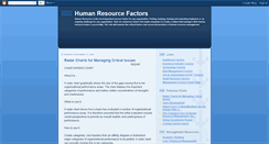 Desktop Screenshot of hrfactors.blogspot.com