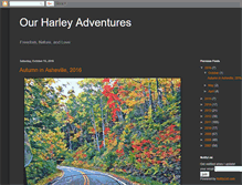 Tablet Screenshot of harleydiary.blogspot.com