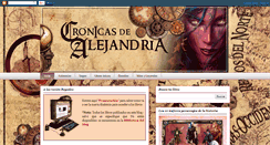 Desktop Screenshot of lascronicasdealejandria.blogspot.com