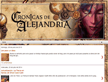 Tablet Screenshot of lascronicasdealejandria.blogspot.com