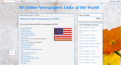 Desktop Screenshot of onlinenewspaperslinks.blogspot.com