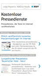 Mobile Screenshot of kostenlose-pressedienste.blogspot.com