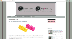 Desktop Screenshot of irrational-propensity.blogspot.com