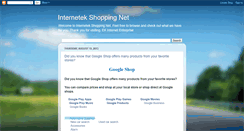 Desktop Screenshot of internetekshopping.blogspot.com