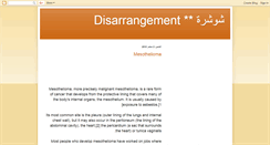 Desktop Screenshot of disarrangement.blogspot.com