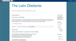 Desktop Screenshot of latindilettante.blogspot.com