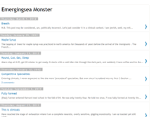 Tablet Screenshot of emergingseamonster.blogspot.com