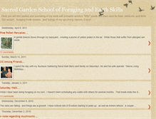 Tablet Screenshot of foragingschool.blogspot.com