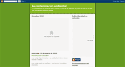 Desktop Screenshot of lacontaminaciondeldiadia.blogspot.com