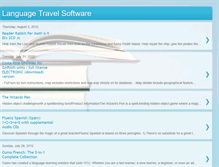 Tablet Screenshot of languagetravelsoft.blogspot.com