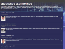 Tablet Screenshot of enderecoseletronicos.blogspot.com