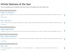 Tablet Screenshot of darksoulpoetry.blogspot.com