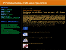 Tablet Screenshot of batu-permata-asli-sintetik.blogspot.com