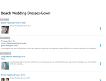 Tablet Screenshot of beachwedding-dresses-gown.blogspot.com