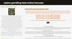 Desktop Screenshot of casino-gambling-best-online-bonuses.blogspot.com