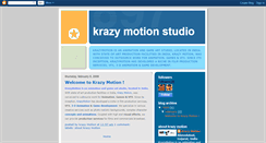 Desktop Screenshot of krazymotion.blogspot.com