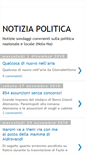 Mobile Screenshot of notiziapolitica.blogspot.com