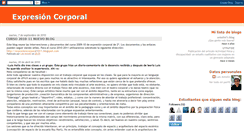 Desktop Screenshot of expresioncorporal0910.blogspot.com