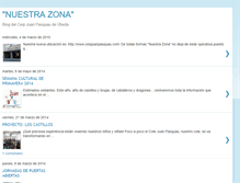 Tablet Screenshot of nuestrazonadeaprender.blogspot.com