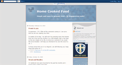 Desktop Screenshot of home-cooked-food.blogspot.com