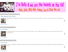 Tablet Screenshot of bellasdogblog.blogspot.com