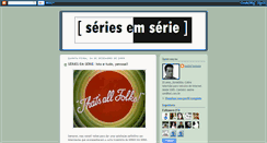 Desktop Screenshot of blogseriesemserie.blogspot.com