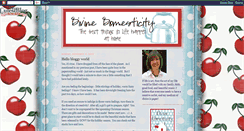 Desktop Screenshot of divinedomestic.blogspot.com