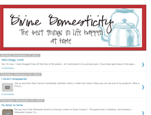 Tablet Screenshot of divinedomestic.blogspot.com
