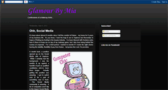 Desktop Screenshot of glamourbymia.blogspot.com