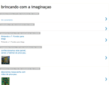 Tablet Screenshot of brincandocomaimaginacao.blogspot.com