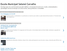 Tablet Screenshot of escolamunicipalsalomecarvalho.blogspot.com