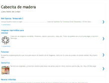 Tablet Screenshot of cabecitademadera.blogspot.com