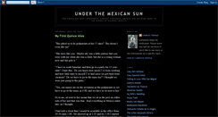 Desktop Screenshot of mexicansun.blogspot.com