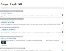Tablet Screenshot of compartilhandoead.blogspot.com