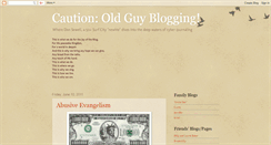 Desktop Screenshot of oldguyblogging.blogspot.com