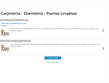 Tablet Screenshot of carpinteriayebanisteria.blogspot.com