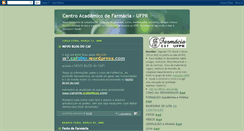 Desktop Screenshot of cafufpr.blogspot.com